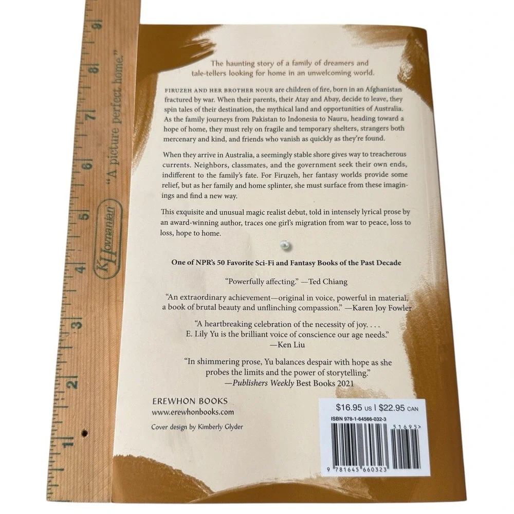 On Fragile Waves by E‎ Lily Yu Paperback Novel Fiction First Edition Book